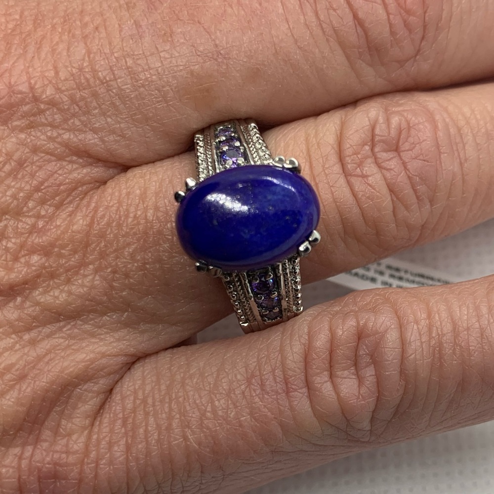 Lapis Lazuli, Simulated Purple Diamond